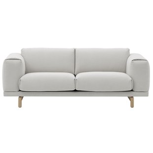 Muuto Rest Bank Tweezitter Acca 121 Eiken Onderstel