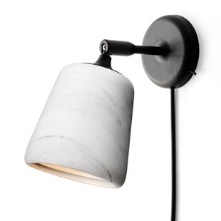 New Works Material Wandlamp Wit Marmer