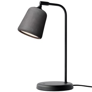 New Works Material Bureaulamp Donkergrijs Beton