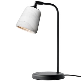 New Works Material Bureaulamp Wit Marmer