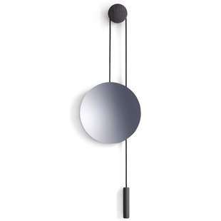 New Works Rise And Shine Spiegel&Oslash;45 Burned Oak Staal Gewicht