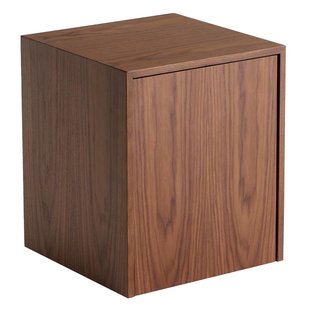 New Works Mass Bijzettafel Met Lade Walnoot