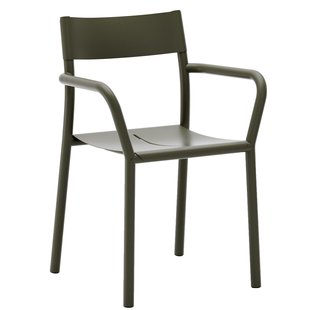 New Works May Tuinstoel Met Armleuningen Donkergroen