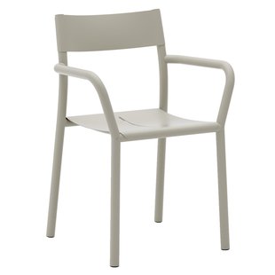 New Works May Tuinstoel Met Armleuningen Lichtgrijs