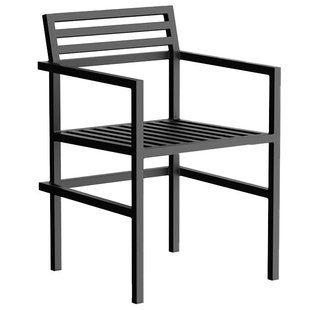 Nine 19 Outdoors Dining Stoel Met Arm Zwart