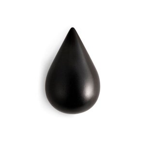Normann Copenhagen Dropit Haak 2 Stuks Zwart Small