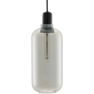 Normann Copenhagen Amp Lamp Hanglamp Large&Oslash;11.2 Smoke/zwart