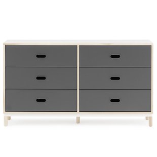 Normann Copenhagen Kabino Ladekast Met 6 Lades Grijs