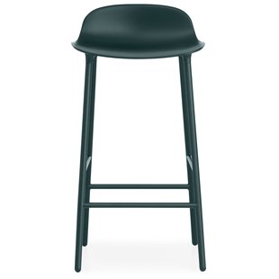Normann Copenhagen Form Barstool Barkruk 65 Cm Met Stalen Onderstel Groen