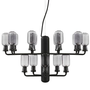 Normann Copenhagen Amp Small Kroonluchter&Oslash;62.5 Smoke/black