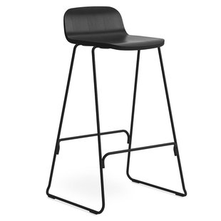 Normann Copenhagen Just Barstool Barkruk Met Rugleuning 65 Cm Zwart Normann Copenhagen Just Barstool Barkruk Met Rugleuning 65 Cm Zwart