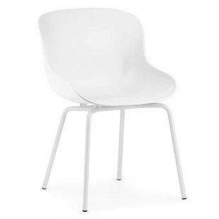 Normann Copenhagen Hyg Stoel Met Stalen Onderstel Wit