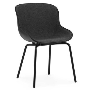 Normann Copenhagen Hyg Stoel Front Upholstery Met Stalen Onderstel Zwart Main Line Flax Normann Copenhagen Hyg Stoel Front Upholstery Met Stalen Onderstel Zwart Main Line Flax