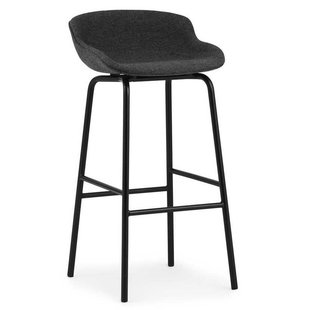Normann Copenhagen Hyg Barkruk 75 Cm Full Upholstery Zwart Main Line Flax Normann Copenhagen Hyg Barkruk 75 Cm Full Upholstery Zwart Main Line Flax