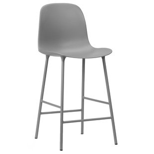 Normann Copenhagen Form Bar Chair Barkruk 65cm Grijs