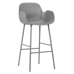 Normann Copenhagen Form Armchair Barkruk 65cm Grijs