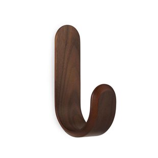 Normann Copenhagen Curve Hook Haak Walnut Normann Copenhagen Curve Hook Haak Walnut