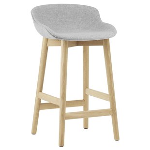 Normann Copenhagen Hyg Gestoffeerde Barkruk 65cm Eiken Synergy Grey