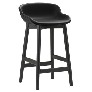 Normann Copenhagen Hyg Gestoffeerde Barkruk 65 Zwart Eiken Ultra Leder Black Normann Copenhagen Hyg Gestoffeerde Barkruk 65 Zwart Eiken Ultra Leder Black