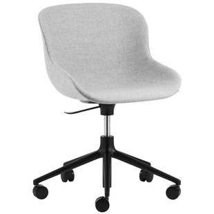 Normann Copenhagen Hyg Gestoffeerde Bureaustoel Zwart Onderstel Synergy Grey