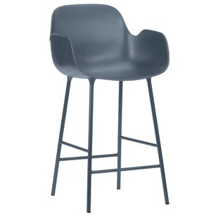Normann Copenhagen Form Armchair Barkruk 65cm Blauw