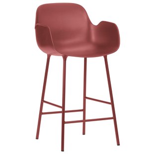 Normann Copenhagen Form Armchair Barkruk 65cm Rood