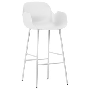 Normann Copenhagen Form Armchair Barkruk 75cm Wit