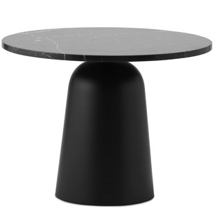 Normann Copenhagen Turn Table Marble Bijzettafel Black Normann Copenhagen Turn Table Marble Bijzettafel Black