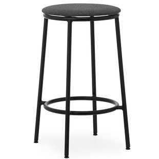 Normann Copenhagen Circa Barkruk Gestoffeerd 65 Black