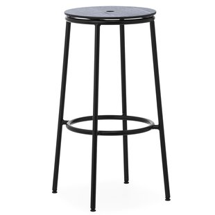 Normann Copenhagen Circa Barkruk 75 Zwart Eiken Normann Copenhagen Circa Barkruk 75 Zwart Eiken