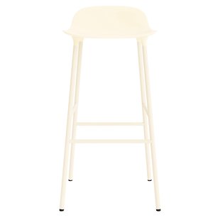 Normann Copenhagen Form Barstool Barkruk 75 Cm Met Stalen Onderstel Creme