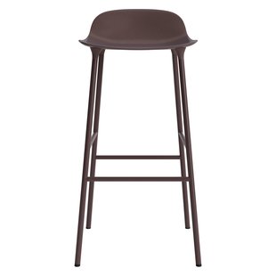 Normann Copenhagen Form Barstool Barkruk 75 Cm Met Stalen Onderstel Bruin