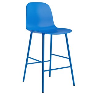 Normann Copenhagen Form Bar Chair Barkruk 65cm Felblauw