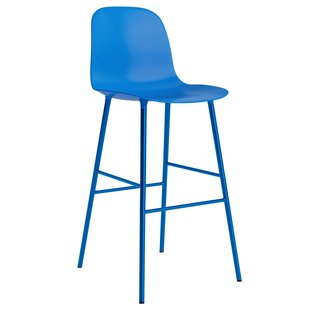 Normann Copenhagen Form Bar Chair Barkruk 75cm Felblauw Normann Copenhagen Form Bar Chair Barkruk 75cm Felblauw