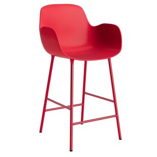 Normann Copenhagen Form Armchair Barkruk 65cm Felrood