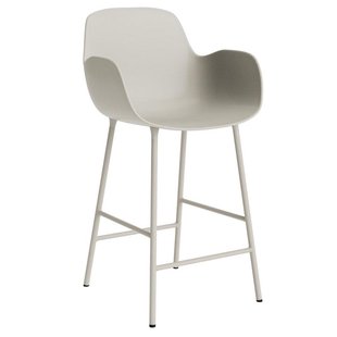 Normann Copenhagen Form Armchair Barkruk 65cm Licht Grijs