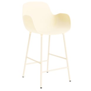 Normann Copenhagen Form Armchair Barkruk 75cm Creme
