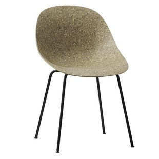 Normann Copenhagen Mat Chair Stoel Seaweed Black Steel