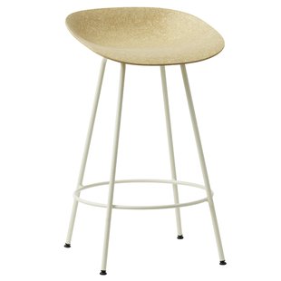 Normann Copenhagen Mat Barstool Barkruk 65cm Hemp Cream Steel
