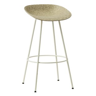 Normann Copenhagen Mat Barstool Barkruk 75 Cm Seaweed Cream Steel