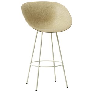 Normann Copenhagen Mat Bar Armchair Barkruk 75 Cm Hemp Cream Steel