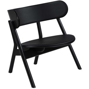 Northern Oaki Fauteuil Met Zit- En Rugkussen Zwart Eiken