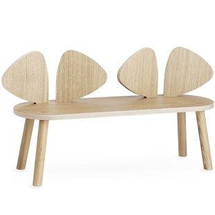 Nofred Mouse Kinderbank Gelakt Eiken