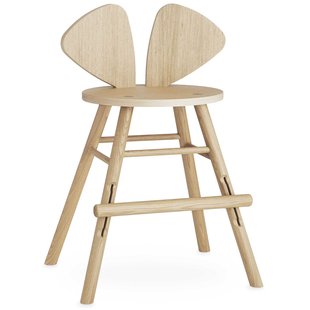 Nofred Mouse Tall Kinderstoel Gelakt Eiken