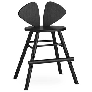 Nofred Mouse Tall Kinderstoel Black