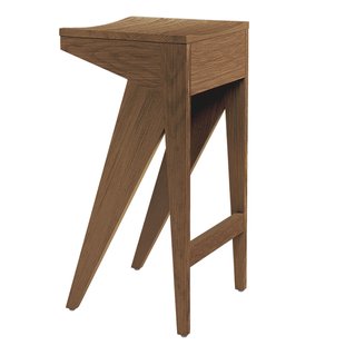 Objekte Unserer Tage Schulz Barkruk 75 Waxed Walnut