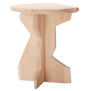 Objekte Unserer Tage Fels Bijzettafel Waxed Eiken White Pigment