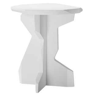 Objekte Unserer Tage Fels Bijzettafel Gelakt Essen White Objekte Unserer Tage Fels Bijzettafel Gelakt Essen White