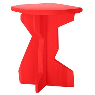 Objekte Unserer Tage Fels Bijzettafel Gelakt Essen Luminous Red