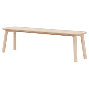 Objekte Unserer Tage Meyer 23 Eetbank 160 Waxed Eiken,white Pigment